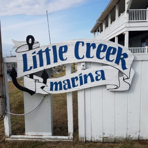 little-creek-marina-sign little creek marina sign